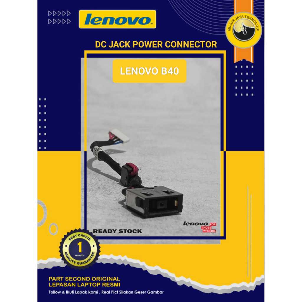 Jack D'alimentation DC Pour Portable Lenovo Y50, B50-30 - Modèle DC30100R100T - Neuf