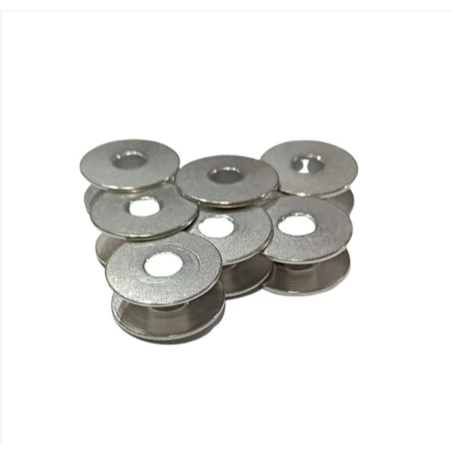 Jual Spool / Spull/ Bobbin Case Aluminium Lengkung/Rata Mesin Jahit ...