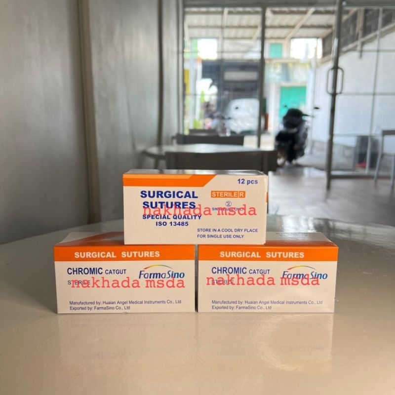 Jual Sirkum Chromic 5/0 J.Bulat Farmashino Box | Shopee Indonesia