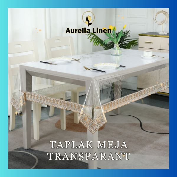 Jual Taplak Meja Bening Tebal Premium – Alas Meja Makan PVC Anti Air ...