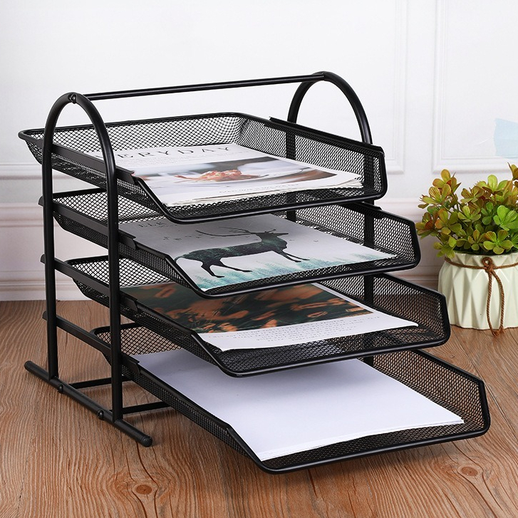 Jual RAK DOKUMEN KERTAS 4 SUSUN / TEMPAT FILE DOKUMEN / LETTER TRAY ...