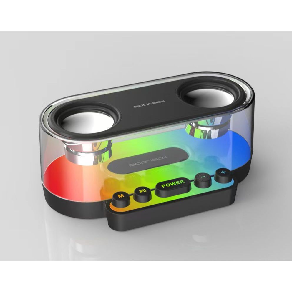 Jual Speaker Bluetooth Soonbox S302 LED RGB speker Wireless music bass ...