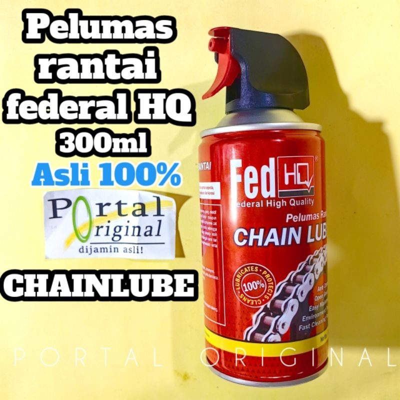 Jual Chainlube Federal HQ 300ml Original oli Pelumas rantai engsel ...