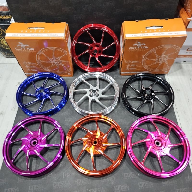 Jual Velg Velek Racing X1R P10 CMG MG8 Palang 8 Aluminium CNC Honda ...