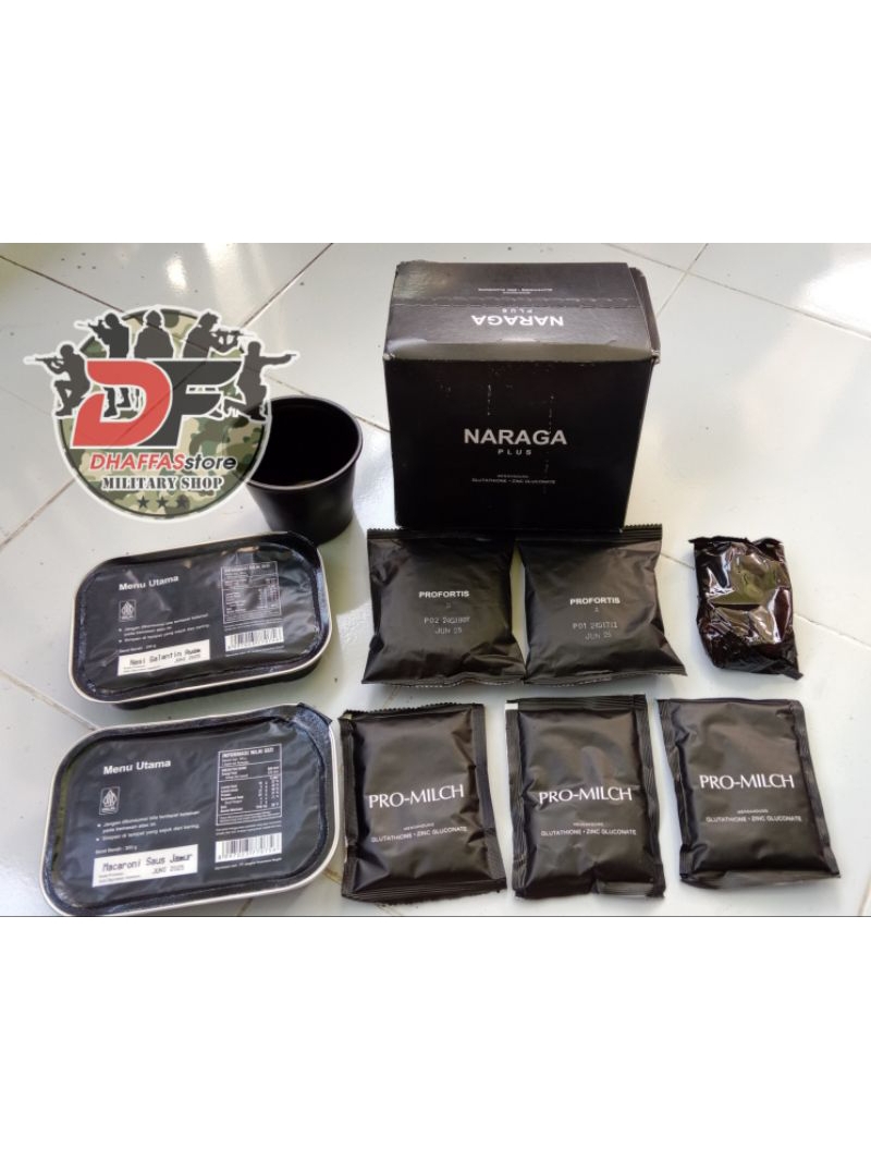Jual 100% ORIGINAL RANSUM NARAGA PLUS ASLI JATAH TNI EXP JUNI 2026 ...