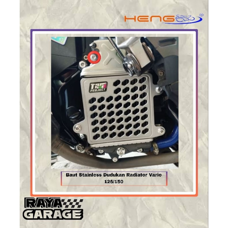 Jual Baut Stainless dudukan Radiator Vario 125/150 (1pcs) | Shopee ...