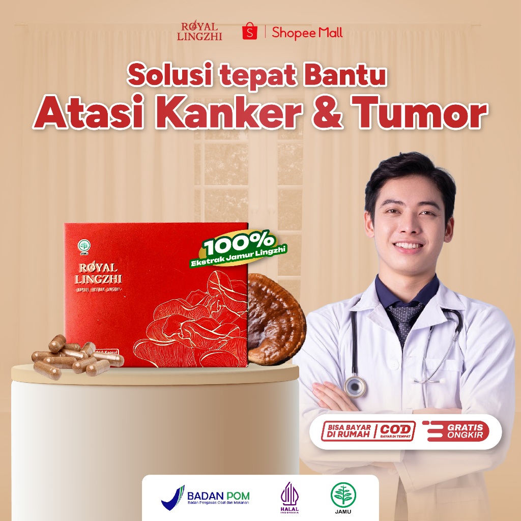 Royal Lingzhi Suplemen Obat Herbal Solusi Kanker dan Tumor