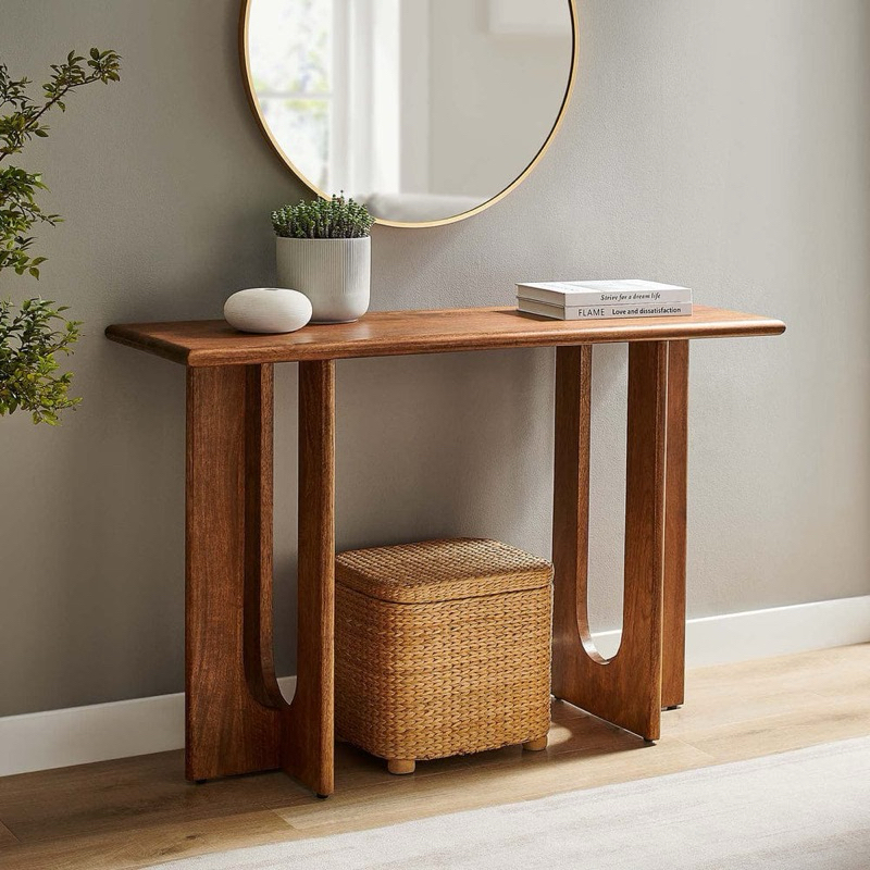 Jual meja konsol jati meja konsol minimalis console table jati | Shopee ...