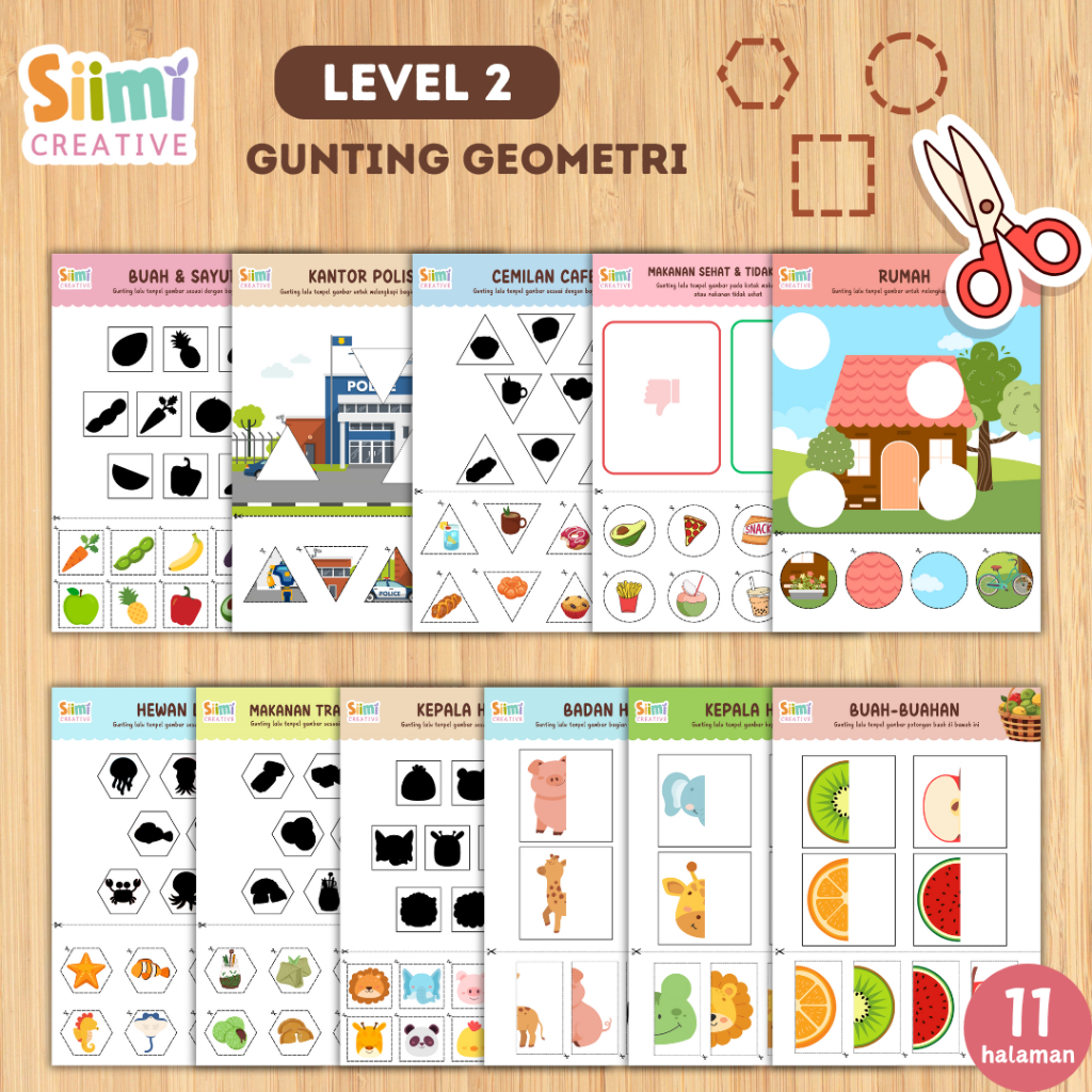 Jual Printable Worksheet Anak Faceless Usia 2 - 6 tahun | Shopee Indonesia