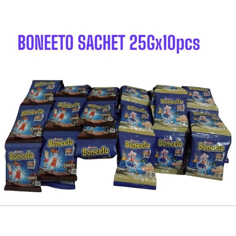 Jual Boneeto Sachet 25gr x 10pcs (1 renteng) Susu Anak Tumbuh Tinggi ...