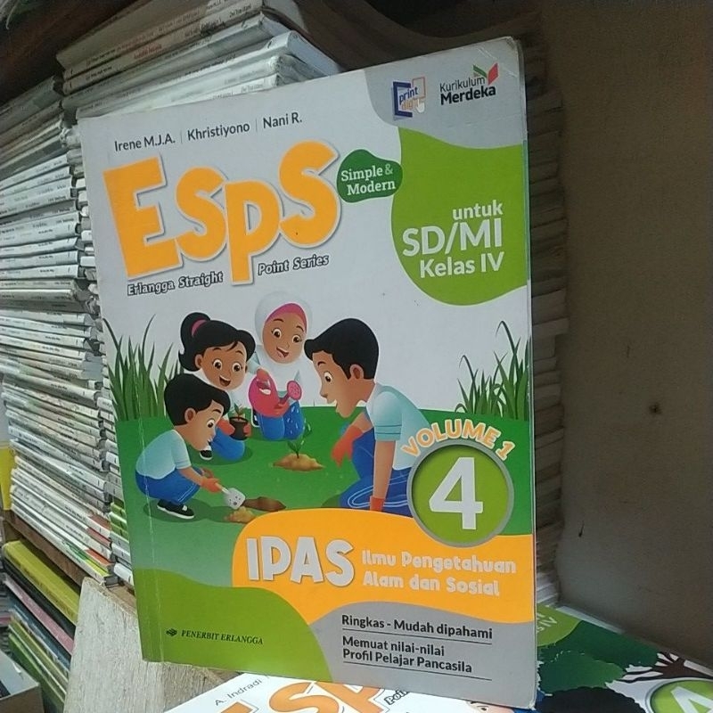 Jual Buku Esps IPAS ilmu pengetahuan alam dan sosial untuk SD/MI Kelas ...