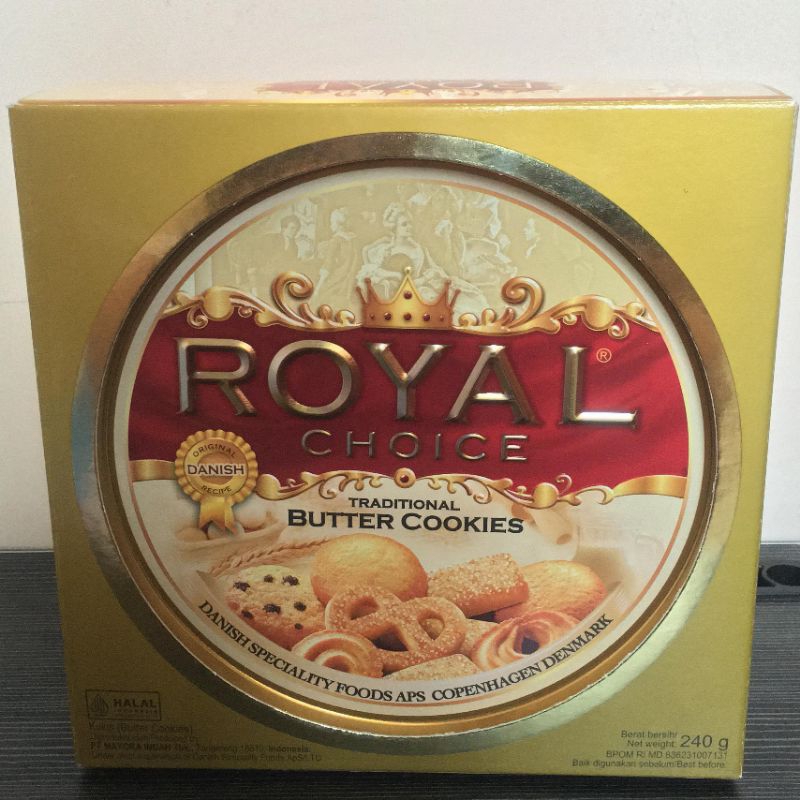Jual Biskuit Royal Choice Butter Cookies Kaleng 240gr, 480gr, 960gr ...