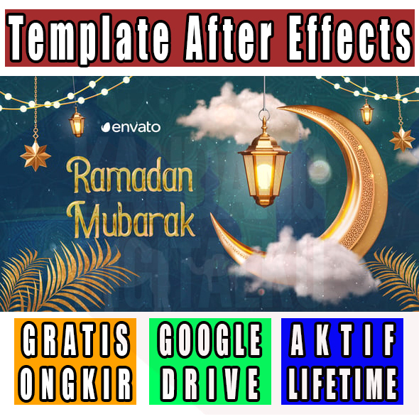Jual Hari Raya Ramadan Ramadhan Intro Mubarak Eid Template After ...