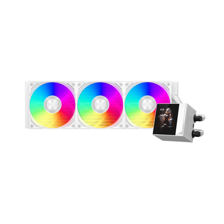 Jual PCCOOLER DC360 Pro ARGB Display White | Shopee Indonesia