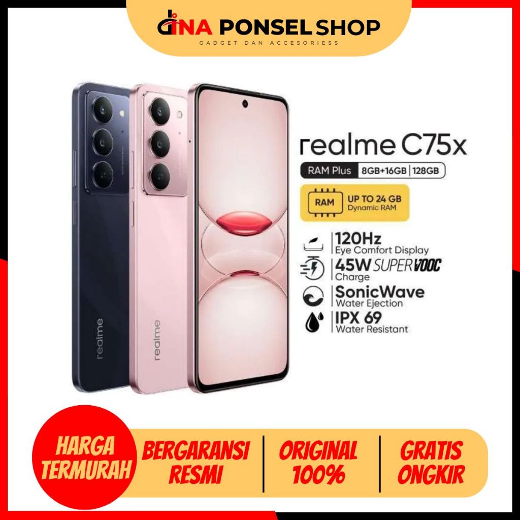 Jual Realme C75x Ram 8/128GB Original Garansi Resmi | Shopee Indonesia