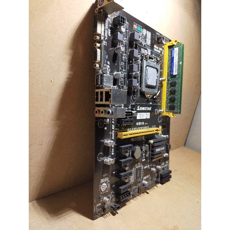 Jual mobo biostar h81a + proc i5 4670 3.5ghz + ram 8gb | Shopee Indonesia