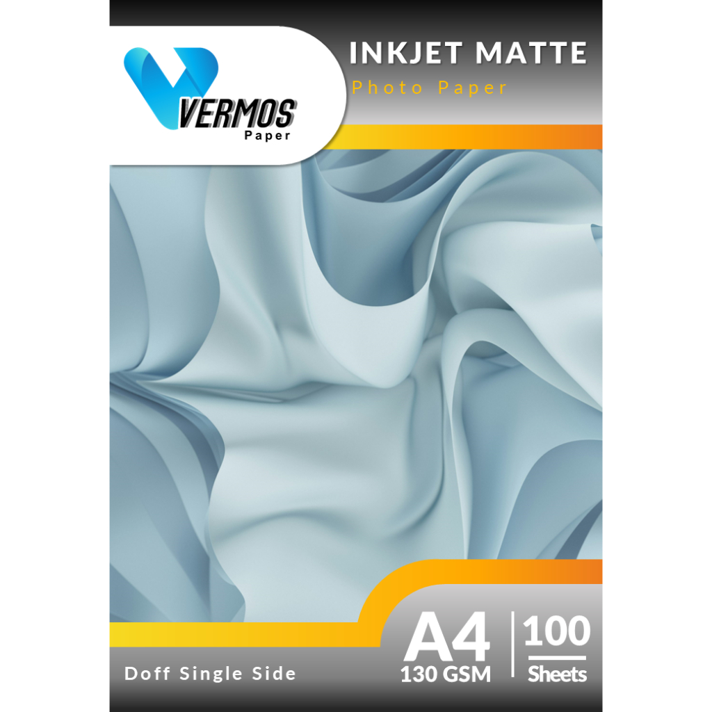 Jual Kertas Foto Inkjet Matte Doff A4 Vermos Photo Inkjet Paper Single ...