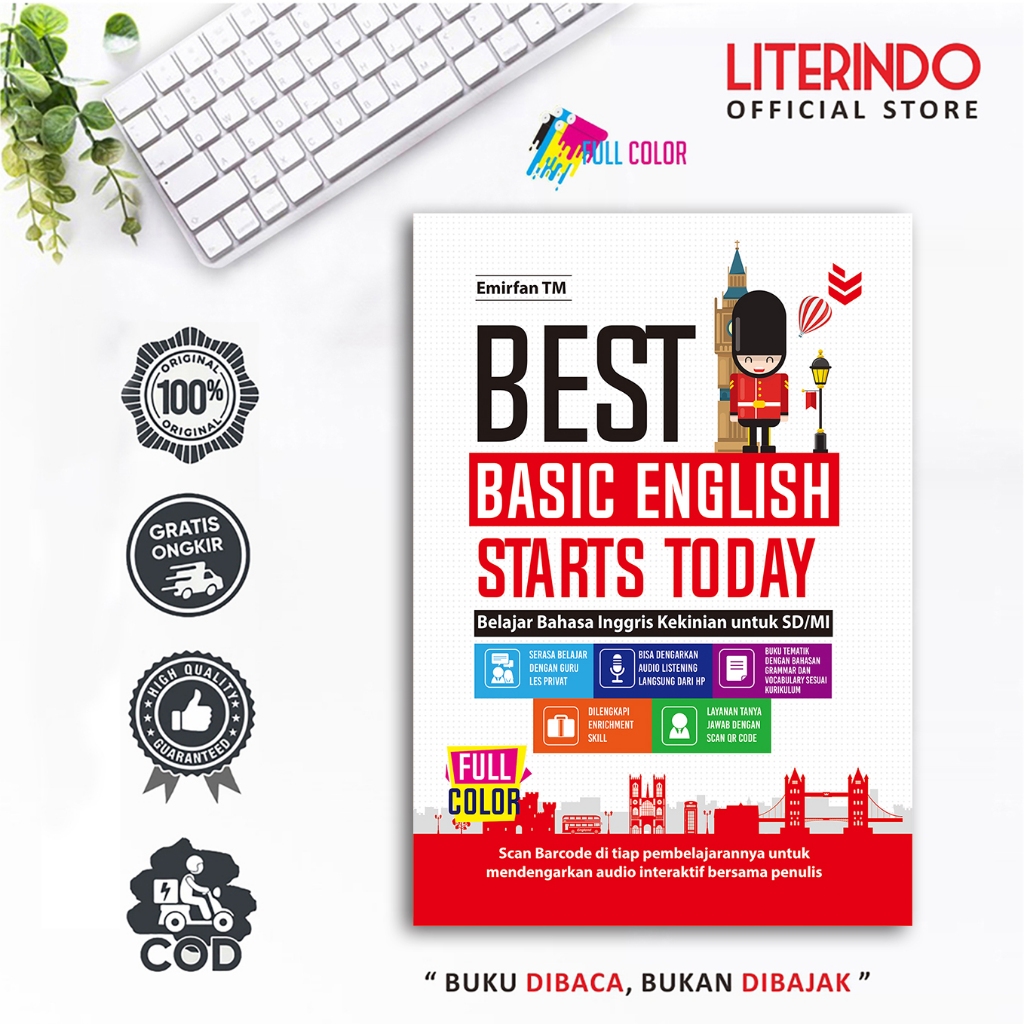 Jual BUKU BEST BASIC ENGLISH STARTS TODAY Belajar Bahasa Inggris ...