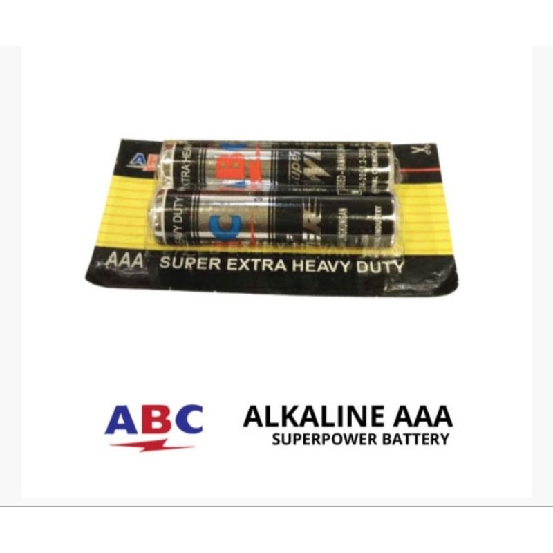 Jual Baterai/Batre/Battery ABC AAA SUPER POWER/ A3 Remote/ R03 Spw 1.5V ...