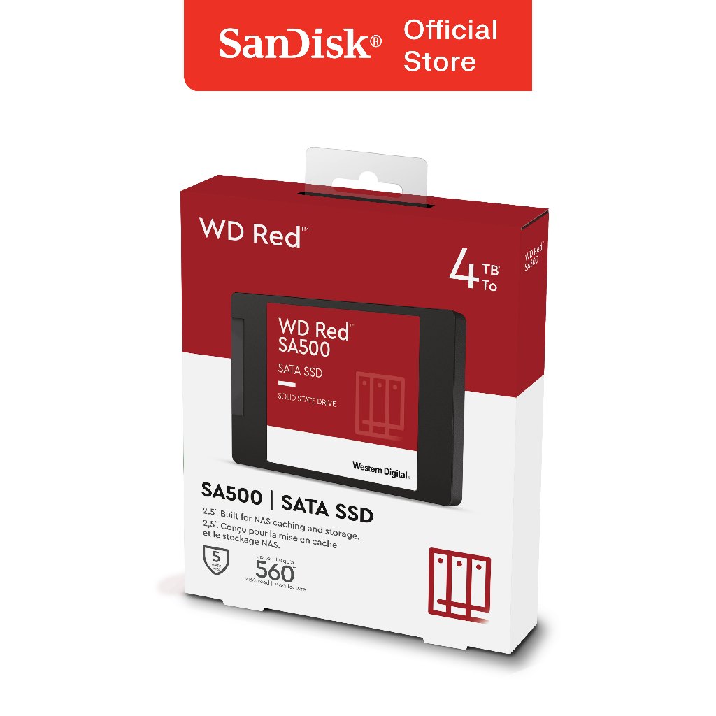 Jual WD Red SA500 NAS SSD 500GB 1TB 2TB 4TB SATA III