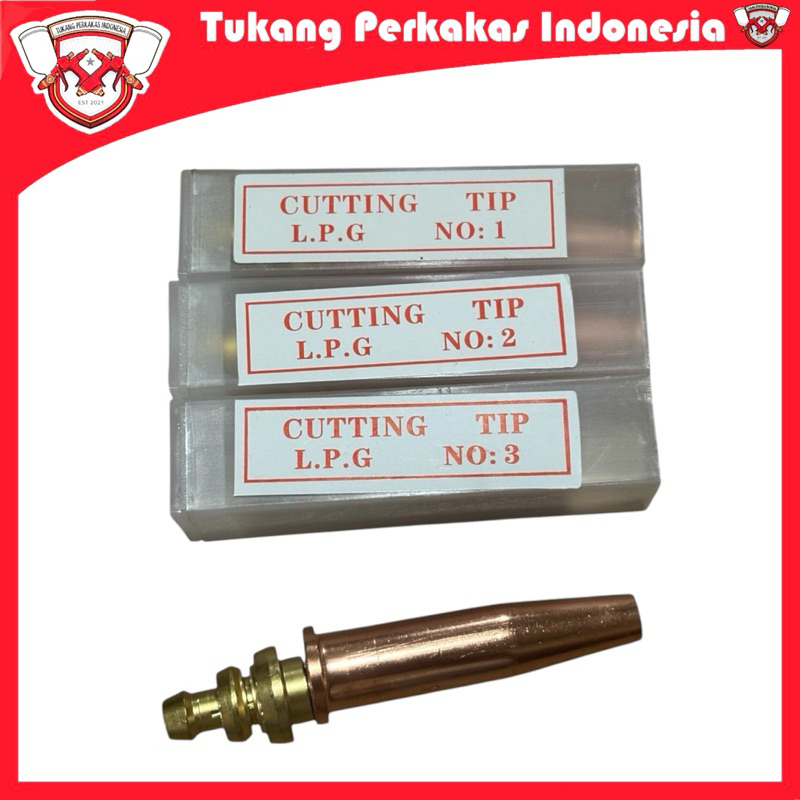 Jual Cutting Tip Type Strong 8 St8 No 1/2/3 Tipe Mata Nozzle Blander ...