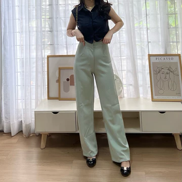 So Ra Celana Kulot Panjang Wanita Highwaist Long Cullote XXL