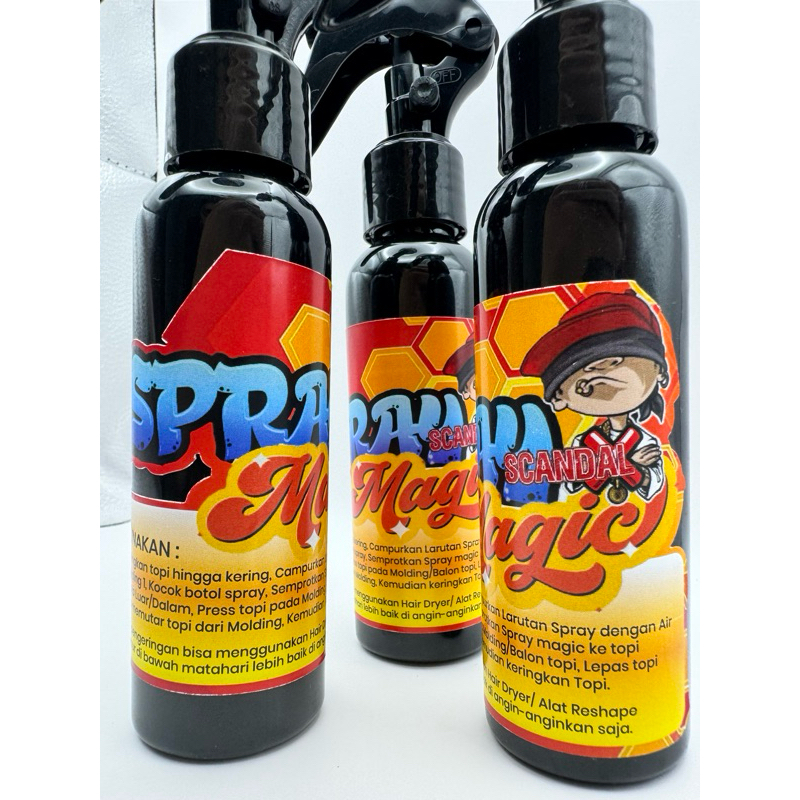 Jual Spray Magic Topi - Spray Reshape 100ml | Shopee Indonesia