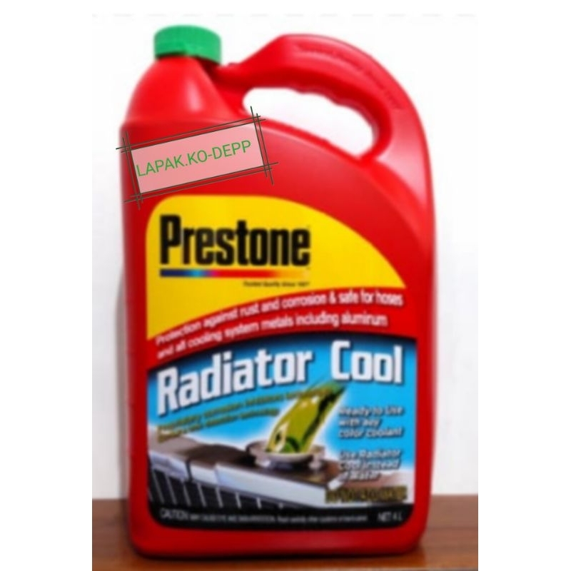 Jual RADIATOR COOLANT GALON 4 LITER WARNA HIJAU MERK PRESTONE | Shopee ...