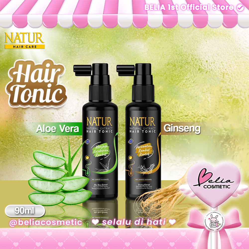 Jual BELIA Natur Hair Tonic Series | Tonik Rambut Wangi Tahan Lama | No ...