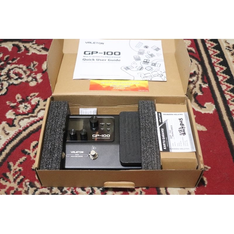 Jual VALETON GP 100 GP-100 MULTI EFFECTS PROCESSOR | Shopee Indonesia