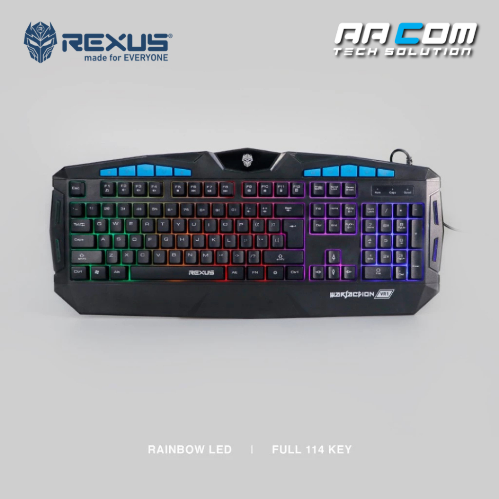 Jual KEYBOARD MOUSE GAMING COMBO REXUS WARFACTION VR1 | Shopee Indonesia