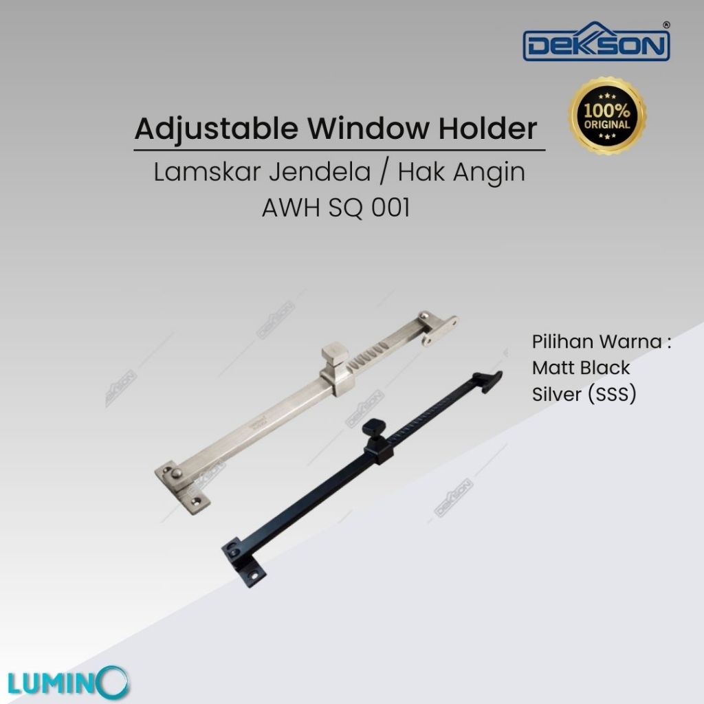 Jual Lamskar Jendela Dekkson AWH SQ 001 / Adjustable Window Holder ...