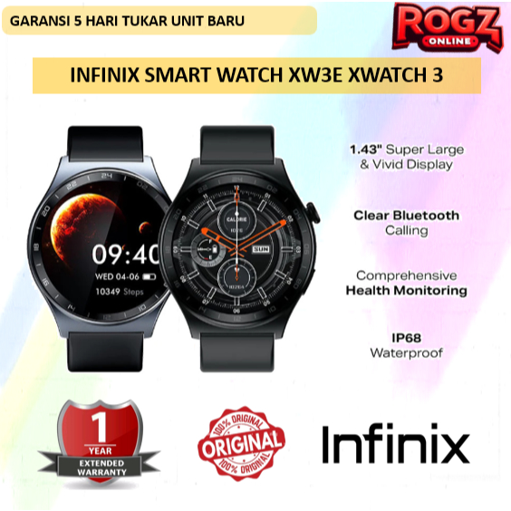 Jual Jam Tangan Infinix Smart Watch XW3E - 1.43 Inch Amoled Display ...