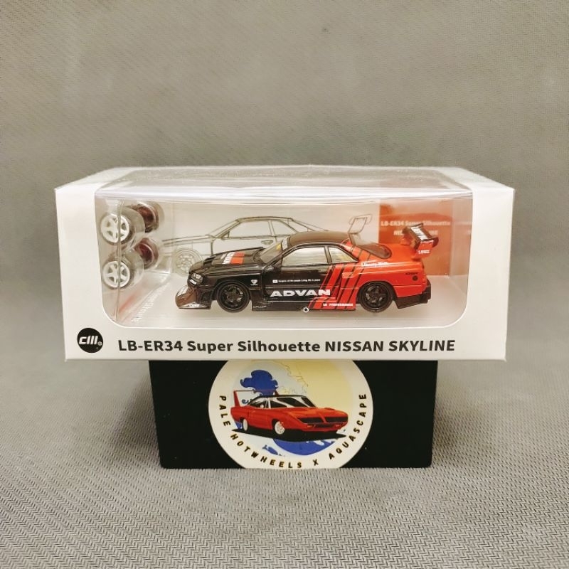 Jual CM MODEL LB ER34 SUPER SILHOUETTE NISSAN SKYLINE R34 ADVAN LIVERY ...