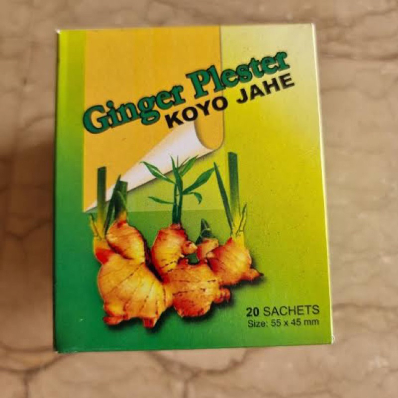 Jual Ginger Plaster Jahe Sachet/ Koyo Jahe Sachet | Shopee Indonesia