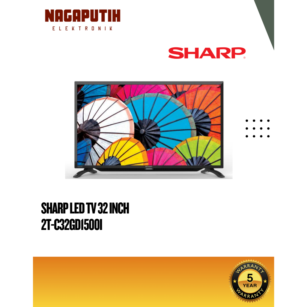 Jual SHARP TV LED 32 Inch 2T-C32GD15000I USB HDMI DIGITAL | Shopee ...