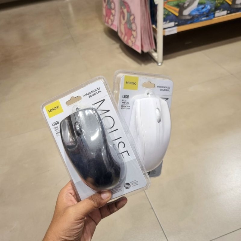 Jual SPECIAL SALE MINISO WIRED MOUSE FOR OFFICE | Shopee Indonesia