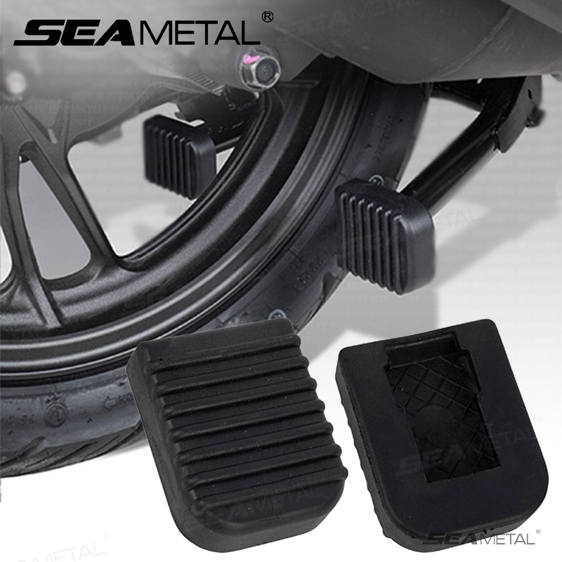 Cover Standar Samping Motor Sepatu Standar Samping Standar Tengah Karet Cocok Untuk Semua Motor SEAMETAL