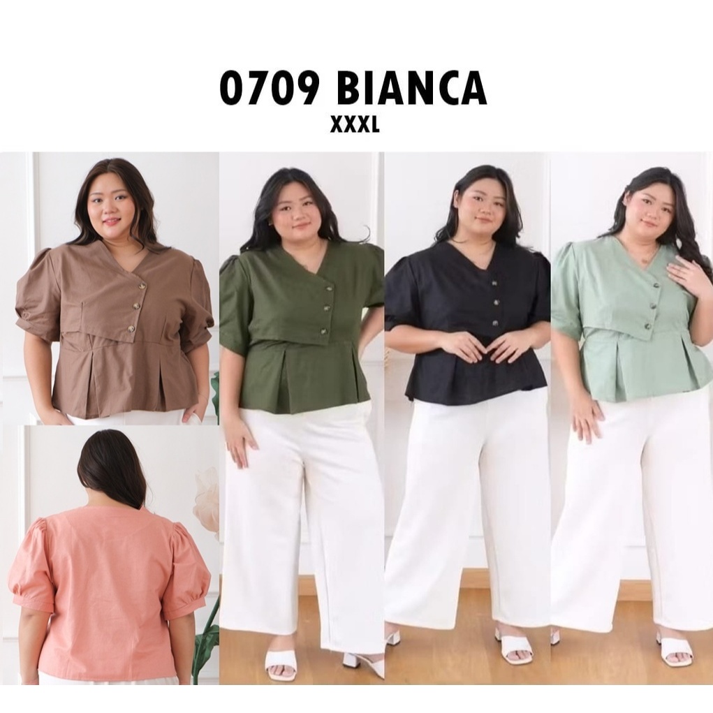 Jual BIANCA TOP 0709 ATASAN BIGSIZE JUMBO WANITA | Shopee Indonesia