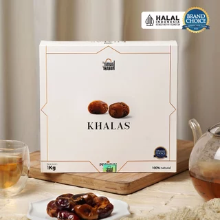 Timur Tengah Kurma Khalas 1 kg Premium Kholas Dates Original High Quality