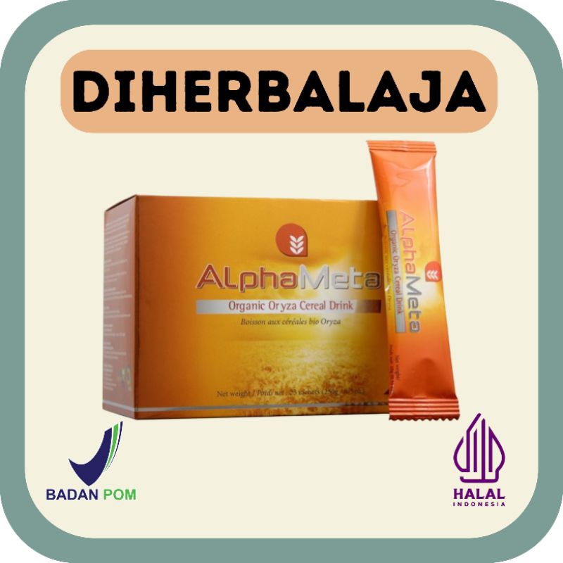 Jual (Promo) 1 Box AlphaMeta - Isi 25 Sachet AlphaMeta Nutrisi Sel ...