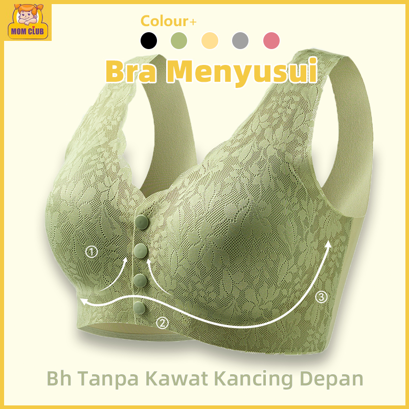 Bra Menyusui Seamless Kancing Depan Push Up