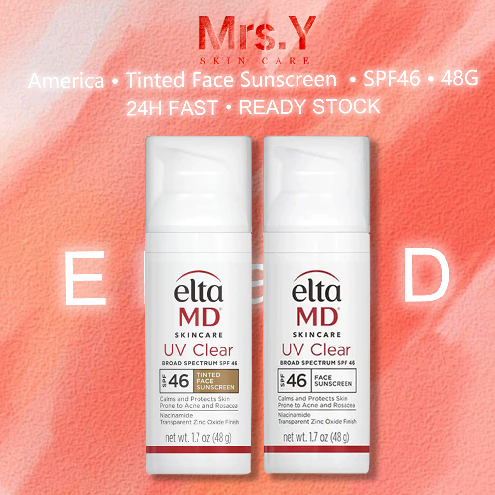 Jual Elta MD UV Clear Facial Tinted Sunscreen SPF 46 48g, Daun Kulit ...