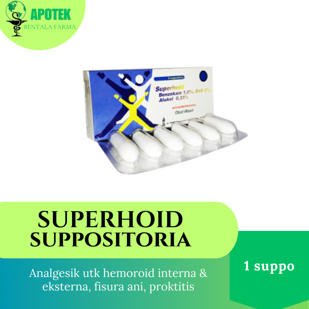 Jual Superhoid Suppositoria Obat wasir | Shopee Indonesia