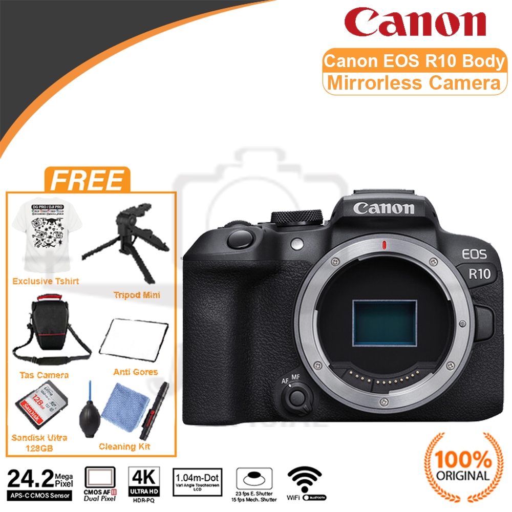 Jual Canon EOS R10 Body Only R 10 BO Mirrorless Camera Distri Original ...