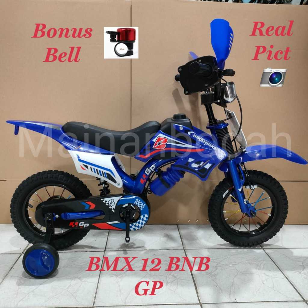 Jual TERMURAH SEPEDA ANAK LAKI LAKI BMX TRAIL BNB GP UKURAN 12 INCH