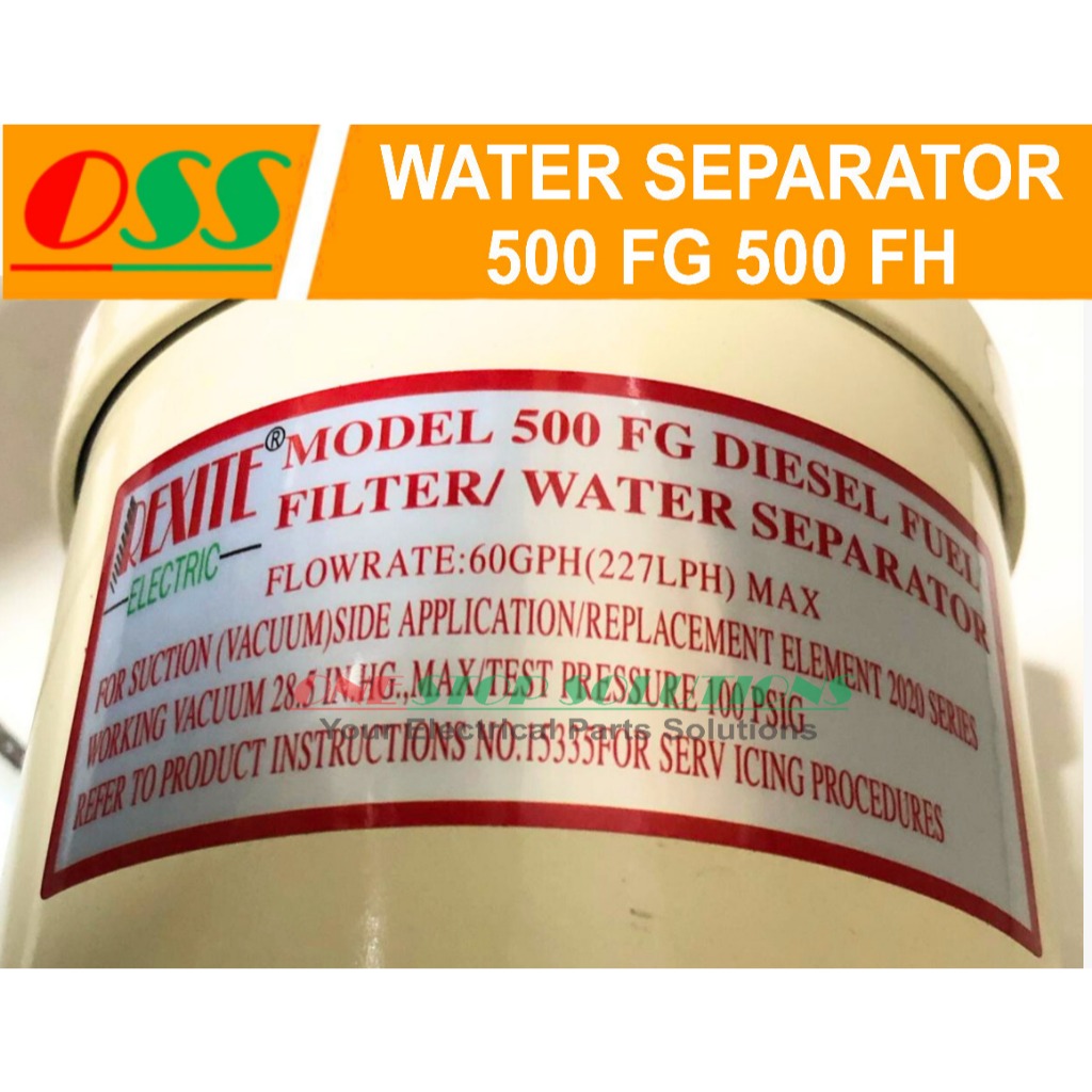 Jual WATER SEPARATOR 500FG 500FH FLUX MODEL RACOR SARINGAN | Shopee ...