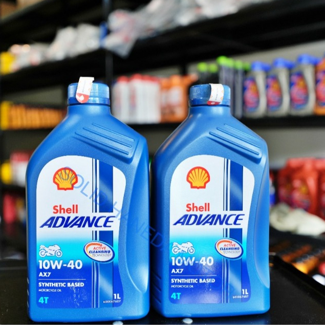 Jual Shell Advance Oil / Oli Motor AX7 4T 10W - 40 1L | Shopee Indonesia