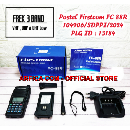 Jual HT FIRSTCOM FC 88R FC88R FC-88R TRIBAND ORIGINAL GARANSI RESMI ...