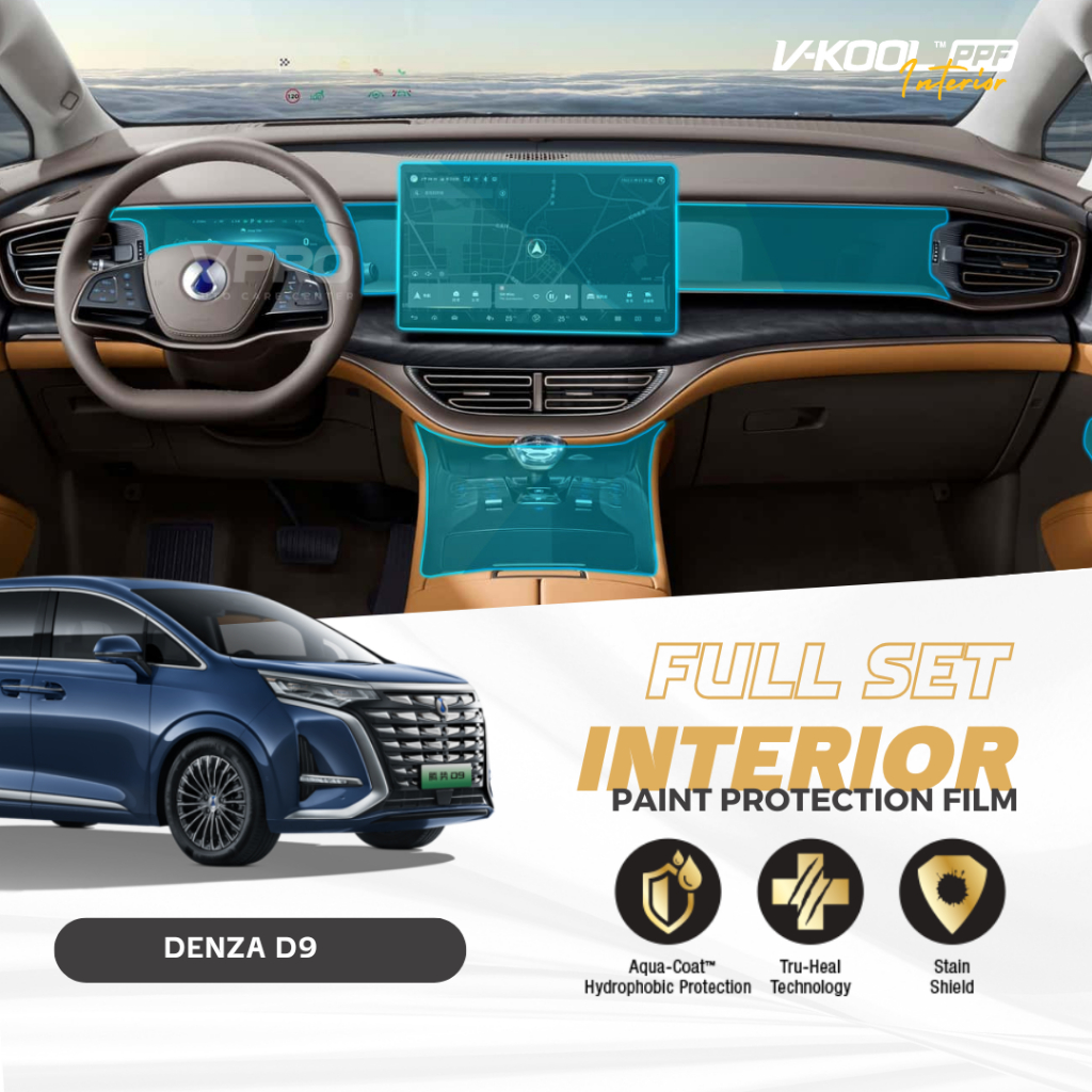 Jual VKOOL PPF Interior Protector Mobil DENZA D9 - Full Set / Anti ...